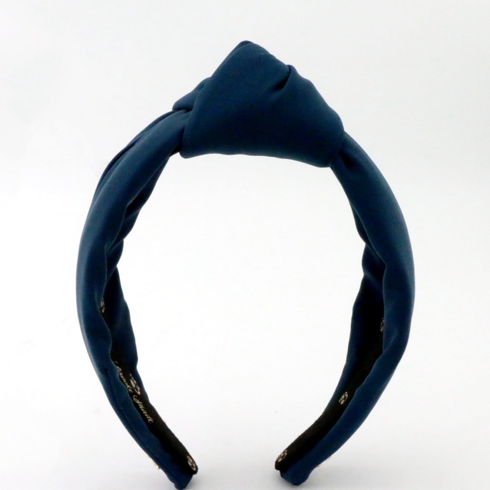 311. The Brooke Shade Navy Blue Neoprene Headband - Picture 4 of 7